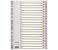 Esselte 100107 1-20 Index Divider Grey 1 in UAE
