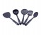 Prestige PR8038 5 Pieces Nylon Kitchen Tool Set, Black 1 in UAE