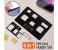 Cmzwt Ultra Thin 6 in 1 SIM Card Holder, 3 Sim Card Converters and Sim Tray Remover Container SCH61 Multicolor 1 in UAE