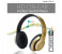 STN-13 Wireless Bluetooth Extra Bass Over-Ear Headphones With Mic - Gold 2 in UAE