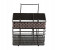 Delcasa DC1254 15cm Square Shape Cutlery Rack - Brown 1 in OMAN
