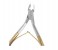 Tips & Toes TT-222G Stainless Steel Cuticle Nipper Gold Plated 3 in UAE