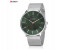 Curren 8303 Analog Quartz Watch For Men Silver and Green 2 in UAE