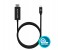 Promate UniLink-H1 Type C Adapter Cable - Black 2 in UAE
