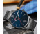 Curren 8238 Ultra Thin Dial Quartz Watch For Men Black and Blue 5 in UAE