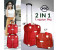 Okko OKTB21 2 in 1 Multifunction Rolling Duffel Bag Red 1 in UAE