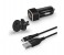 Promate AutoGear-QC3 QC 3.0 Car Charger with Heavy Duty Mesh Armored USB C Cable, Black 1 in UAE