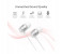 Promate Travi Dynamic In-Ear Stereo Earphones with In-Line Microphone - White 3 in UAE