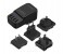Promate PowerHub-4 6.8A High Speed USB Wall Fast Charger with 4 USB Ports, Black 1 in OMAN