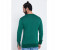 Petro OU10068 Printed Long Sleeve Side Button Sweat Shirt 2XL-Green 2 in UAE