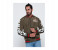 Lynk LY10038 Printed Bomber Jacket For Men XL - Green 1 in UAE