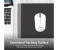 Promate METAPAD-PRO Leather Wrapped Anodized Aluminum Mouse Pad - Silver 5 in UAE