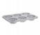 Prestige PR46638 Bakemaster 2 Flower Cakelette Pan, Grey 1 in UAE