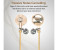 Promate VOGUE-3 Wearable Bracelet Style Stereo Earphones with Pandora Beads - Gold 4 in UAE