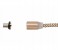 3 in 1 magnetic charging adapter charging cable for Android and iOS 31441 Gold 3 in UAE