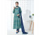 Ziyata Collections ZY2003 Unstitched Cotton Churidar Copper Blue 1 in UAE