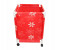 In-House Ls-1110 Foldable Laundry Storage Basket With Wheels - Red 3 in UAE