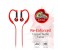 Promate Gaudy Universal Vibrant In Ear Sweatproof Gear Buds Headphones with Noise Cancelling, Red 4 in OMAN