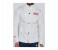 Lynk LY10045 Printed Bomber Jacket For Men XXL - White 4 in UAE