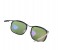 Tomford TF419 05N Rectangular Shiny Black & Gold Frame and Green Mirrored Sunglasses for Women 4 in OMAN