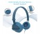 Promate Sonic Kid Friendly On Ear Stereo Wired Headset, Blue 2 in UAE
