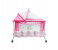 Baby Plus BP6599 Baby Crib with Retractable Hood - Pink 1 in UAE