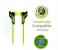 Promate Swank Ergonomic Comfort Fit Stereo Headset with Noise Isolation, Green 5 in UAE