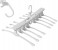 MFH-123 Multi Functional Cloths Magic Coat Hanger White 2 in UAE