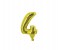Party Time 4-G-804000 Number 4 16 Inch Foil Balloon Gold 1 in UAE