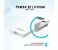 Promate VolTag-UNI 10000 mAh Portable Charger Power Bank, White 4 in OMAN