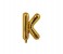 Party Time K-G-803409 Letter K 16 Inch Foil Balloon Gold 1 in UAE