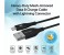 Promate Cable-LTF Heavy Duty Mesh Armored USB Lightning Charge Cable - Black 3 in OMAN