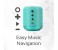 Promate Hummer 10W Portable Bluetooth Speaker with Handsfree - Turquoise 2 in UAE