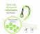 Promate Natty Universal Sporty Over the Ear Gear Buds Headphone with Noise Cancelling, Green 3 in UAE