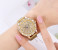 Sphere 360 Rotation Womens Magnetic Stainless Steel Mesh Strap Watch - Gold 1 in UAE