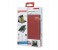 Promate Wallex-Mini 3 Premium Leather wallet Case with Card Holder for iPad Mini 3 - Red 1 in OMAN