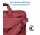Promate Apollo-MB 15.6 inch Messenger Bag with Multiple Storage Pocket, Red 5 in OMAN