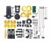 14 in 1 Solar Powered transformers robot SP14-1M Assorted 1 in OMAN
