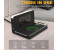 Zen 3-In-1 Wireless Charger with Digital LED Alarm Clock & Night LED Light - Black 2 in OMAN