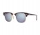 Ray-Ban 0RB3016 1145/30 Round Sand Havana & Gold Frame and Light Green Mirror Silver Mirrored Sunglasses for Unisex 1 in UAE