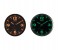 Geepas GWC4812 Wall Clock Taiwan Movement Green and Orange 1 in UAE