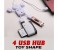 Toy Shape High Speed 4 Port USB HUB, USB 2.0 UH77 White 2 in UAE