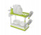Homeway HW-1177 N ABS Two Tier Dish Rack - Green & White 1 in UAE
