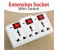 3 Way Extension Socket Plug with Switch and Led Indicator ZE32 White 1 in OMAN