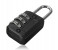 Taqdeer 17E Password Lock 3 Digits Number Combination Code Padlock Silver 2 in OMAN