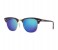 Ray-Ban 0RB3016 1145/17 Round Sand Havana & Gold Frame and Blue Flash Mirrored Sunglasses for Unisex 1 in UAE