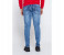 Petro OU10009 Skin Fit Bottom Zipper Fashion Jeans Stretchable 32-Blue 2 in UAE
