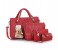 4 Pcs Bags Set with Key Chain 27257 Red 1 in UAE