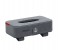 Promate TissueBox PU Leather Clip Car Sun Visor Tissue Box Holder for Facial Tissue & Other Napkin Papers - Grey 1 in UAE
