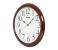 Geepas GWC4804 Taiwan Movement Luminous Dial Wall Clock, Whtie & Brown 2 in UAE